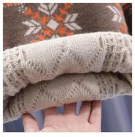 Suéter de lana para niños, cortavientos de algodón de ganchillo, jersey grueso y cálido de lujo para otoño e invierno, ropa para adolescentes 2024 - details 12