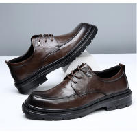 Nuevos zapatos casuales de cuero con realce negro - details 21
