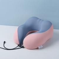 Almohadas de viaje en forma de U de rebote lento, bolsas de almacenamiento, cojín de soporte para el cuello de espuma, refrigeración, protección del cuello de 360 grados, almohada para dormir - details 14