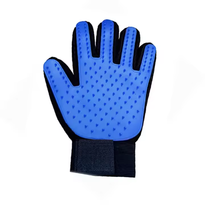 Guantes de depilación para perros y gatos, suministros de limpieza para mascotas, limpiador de pelo flotante, guantes de mano para gatos - 1
