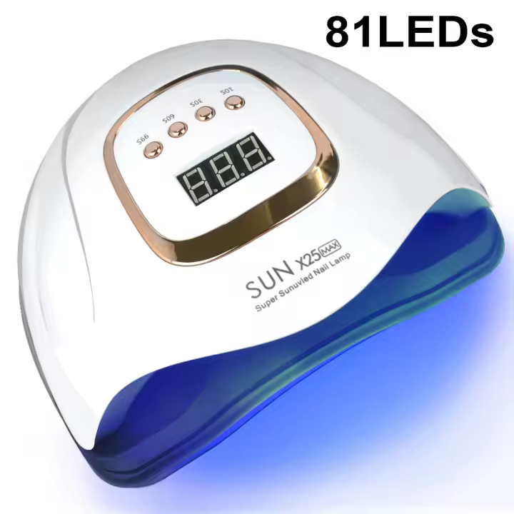 Lámpara de Uñas UV LED Profesional 380W Secado para Uñas de Gel con 81 LEDs - 1