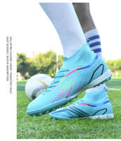 Botas de fútbol de alta calidad para hombre, zapatos de fútbol antideslizantes FG/TF, zapatos de entrenamiento resistentes al desgaste, botines de fútbol al aire libre para niño - details 30
