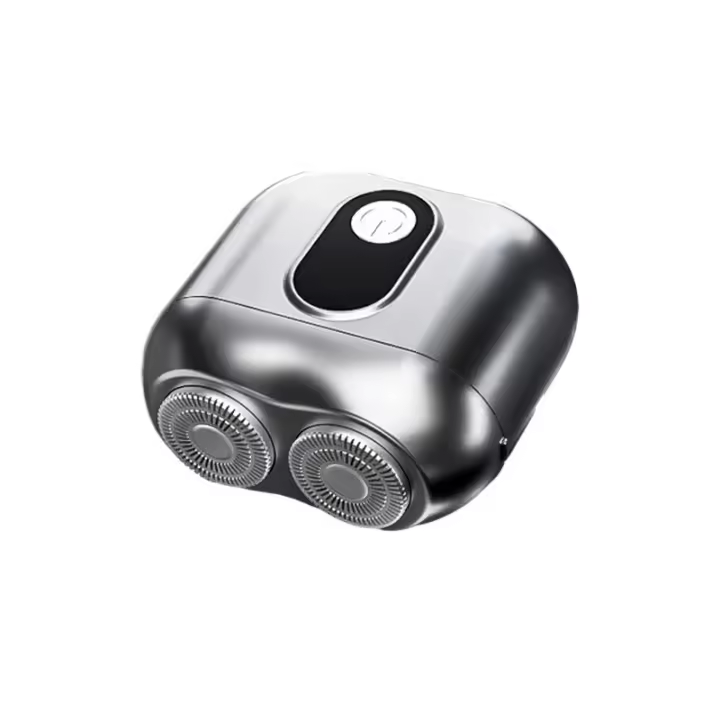 Maquinilla De Afeitar Inteligente De Doble Cabezal Mini Maquinilla De Afeitar De Viaje Portátil Para Coche Lavable Recargable De Larga Duración - 1