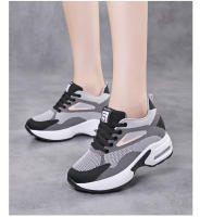 Zapatillas deportivas de gran tamaño para mujer Altura interior de 8cm, suela suave, zapatos de malla, estilo casual - details 12