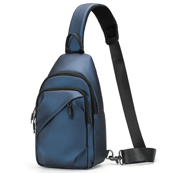 Pequeña mochila deportiva viaje de negocios bolsa de pecho de viaje Oxford tela impermeable hombro bolsa de mensajero - 1