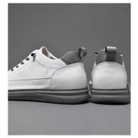 Primavera otoño zapatos de aumento interior para hombres zapatos deportivos casuales de cuero zapatos invisibles de aumento de altura hombres elevador deportivo 8CM - details 10