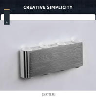 Lámpara de pared impermeable, lámpara de pared universal redonda para interiores y exteriores, para cabezal de puerta, escaleras - details 0