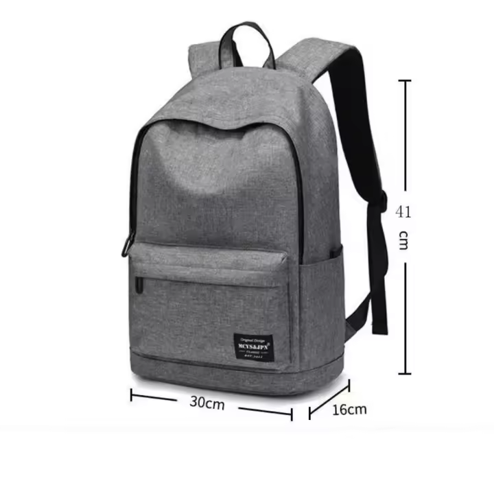 Mochara Escolar de gran capacidad para estudiantes, minimalist Morral, versáthil, lavable, Unisex, Bolsa de viaje - 1