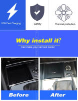 Placa de Carga Inalámbrica Qi para Automóvil Rápida para Skoda Kodiaq / Kodiaq GT Accesorios de Modificación Interior Producto Automotriz Normal Productos Fabricados en China - details 1