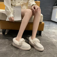 Botas de nieve de terciopelo para mujer, botines cálidos de felpa con cordones, zapatillas suaves, zapatos cómodos de algodón, invierno, 2023 - details 21
