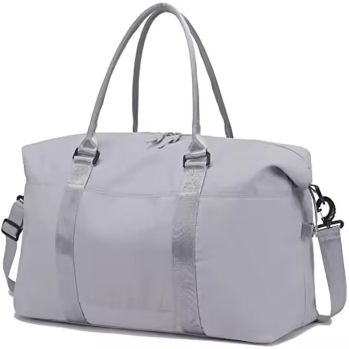 Bolsa de viaje para mujer, bolsa de deporte, maleta de mano, bolsa de fitness impermeable, bolsa de fin de semana para mujer, bolsa de hospital, bolsa de natación de playa, material impermeable, bolsillo independiente húmedo y seco,55x18x27 cm. - 1
