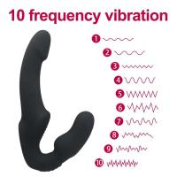 Vibrador Dildo sin Correa de 10 Velocidades Estimulador de Placer para Mujeres - details 2