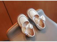 Zapatos pequeños de cuero para niña, zapatillas planas con lazo, de princesa, cómodas, para caminar, para primavera, 2024 - details 9