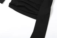 Cintura plisada con cuello cuadrado para mujer. - details 5