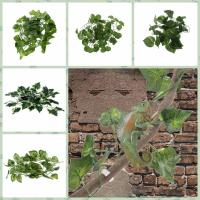 Enredadera Artificial verde de plástico falso para escalada, hoja de Tigre, vid, Terrario de reptiles, decoración de serpiente - details 3