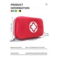 Bolsa de primeros auxilios médica de emergencia, bolsa vacía para viaje, Camping, coche, Kit de supervivencia de rescate al aire libre, estuche de almacenamiento portátil EVA - details 0