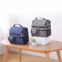 Bolsa de almuerzo térmica portátil de 10L, caja de comida duradera, impermeable, nevera de oficina, caja con aislamiento de hielo, bolsa de cena Oxford para acampar - details 2
