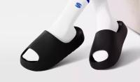 Pudín zapatillas de las mujeres de fondo grueso de verano casa baño sandalias de baño antideslizante pisando zapatillas de mierda afuera - details 7