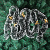 Guirnalda de Navidad para decoración de puerta y pared, adornos de árbol de Navidad para escalera, chimenea, suministros de fiesta, 2M, nuevo - details 1