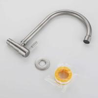 Grifo de Acero Inoxidable 304 Montado en la Pared Rotación Fría en la Cocina Grifo de Baño - details 3