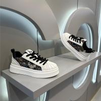 Nuevos Zapatos De Tablero Ligeros Casuales De Moda Bordada, Zapatillas De Suela Blanda De Suela Gruesa - details 2
