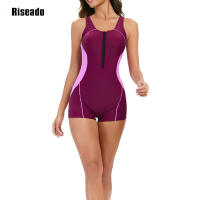 Bañador de una pieza para mujer, traje de baño atlético, traje de baño deportivo para entrenamiento - details 1