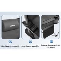 Silla de Camping Plegable con Respaldo Ajustable y reposapiés