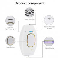 Depilación Láser IPL Inicio Señoras Afeitado Fuerte Pulso Depiladora Epilator Set de Regalo - details 4