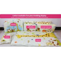 Parachoques de algodón puro para cuna de bebé, juego de almohada de 120x60cm, Kit de ropa de cama infantil, 5 uds. - details 2