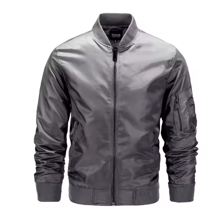 Chaqueta Bomber de piloto MA1 para hombre, ropa de calle, abrigos Uniform Basebal Hip Hop, moda de primavera y otoño - 1
