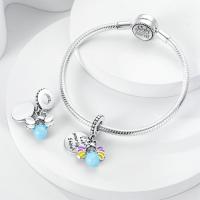 Pulsera de encanto S925 Plata esterlina 100% real con diseño de animales para mujeres joyería fina de cumpleaños regalo con piedra principal de zirconia y otros materiales naturales - details 82