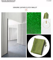 Carteras de Piel Genuina CONTACT'S para Mujeres - Carteras Cortas de Doble Pliegue, Monederos de Moda para Mujeres, Porta Tarjetas, Monedero, Clip para Dinero, Carteras para Mujeres y Hombres - details 8
