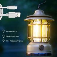 Linterna de caballo Retro recargable, luz LED multifuncional para acampar al aire libre, iluminación de tienda de viaje al aire libre, Luz Portátil - details 7