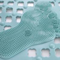 Alfombrillas antideslizantes impermeables para ducha con ventosas con orificios de drenaje, alfombrilla para bañera, alfombrilla de seguridad lavable a máquina para suelo, inodoro - details 2