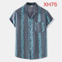 Camisa hawaiana de manga corta para hombre, camisa con estampado completo de flores para playa, novedad de 2024 - details 15