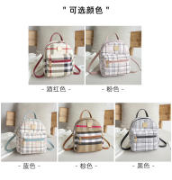 Mochila a cuadros para niñas, nueva versión coreana, Bolso pequeño cruzado a la moda, 2024 - details 4