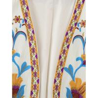 BUNO-Chaqueta con estampado bordado Vintage para mujer, chaleco informal holgado a la moda, cárdigan sin mangas con temperamento, 2025 - details 8