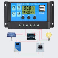 Controlador de carga solar USB, 12V, 24V, PWM, 30a - details 3