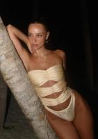 Traje de baño de una pieza para mujer, traje de baño Push Up, traje de baño ahuecado atrevido, traje de baño con Control de barriga - details 4