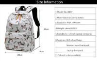 Linda mochila escolar para adolescentes, adorable bolso escolar para gatos, mochila para estudiantes - details 0