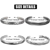 Pulseras Retro Clásicas en Forma de Espada Joyería de Fiesta Exquisita para Hombres y Mujeres - details 28