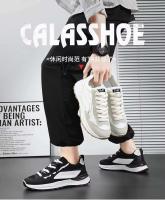 Verano 2025 nuevos zapatos deportivos blancos de malla transpirable versión coreana estilo casual versátil para hombres - details 1