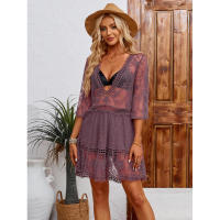 Traje de baño de playa hueco de estilo europeo y americano Ropa de protección solar - details 19