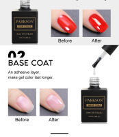 Parkson-capa Base mate para uñas, esmalte de Gel UV Soak Off, removedor mágico de imprimación, laca de Gel para manicura artística, Gel de refuerzo - details 2