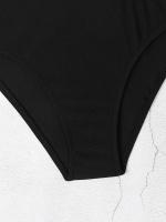 Traje de Baño de Hombro Único para Mujer 2025 Traje de Baño de Una Pieza con Diseño Hueco - details 8