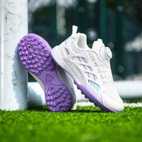 Nuevas zapatillas de fútbol para niños, calzado con botón giratorio, con Las uñas rotas - details 5
