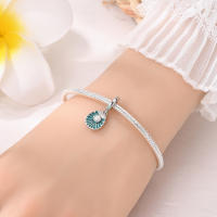 Pulsera de Mar de Metal 925 Diseño de Toruga Marina Accesorios de Joyería DIY - details 28