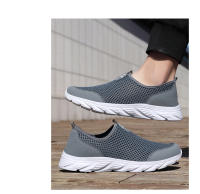Zapatos informales de malla de aire para hombre, zapatillas ligeras transpirables sin cordones, mocasines cómodos, moda de verano - details 19