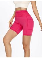 Mallas deportivas multifuncionales con bolsillo de malla para mujer, pantalones cortos de Yoga para Fitness sin costuras, pantalones cortos para correr con bolsillos reflectantes - details 12