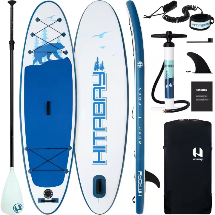 Paddle Surf Hinchable con Accesorios Completos Premium Tabla Sup Hinchable |   Ultraligera Tabla de Sup Stand Up Paddle Board Unisex Adulto y Jóvenes - 1
